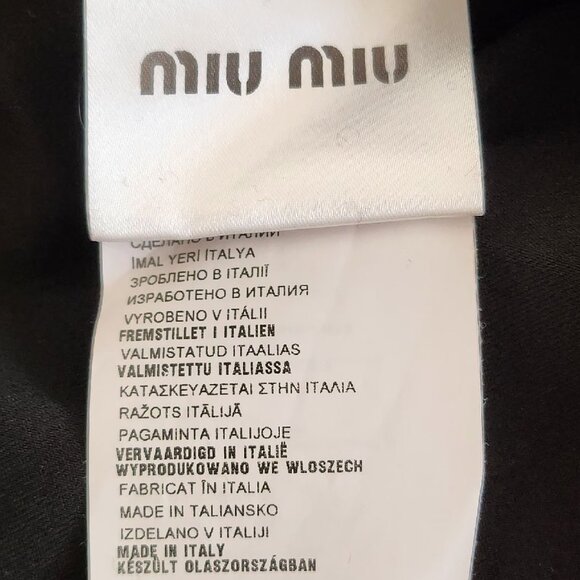 Miu Miu A-line little black dress - Picture 6 of 9